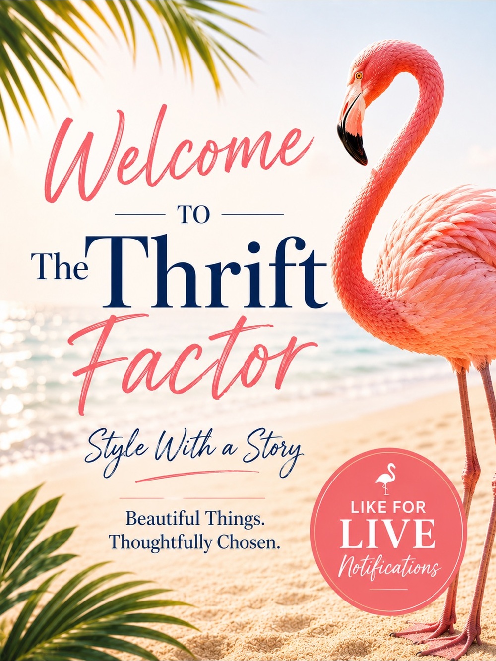 Hi beauties! Like this for Thrift Factor live announcements!